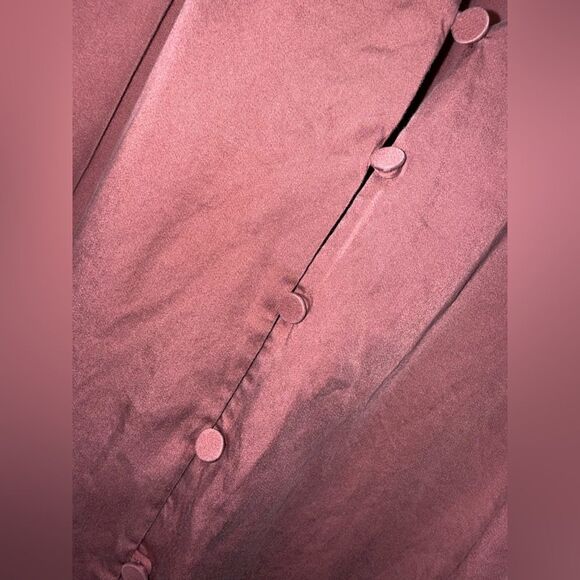 Darling Society Button Down Flowy Blouse In sable Size Medium EUC - Picture 6 of 12